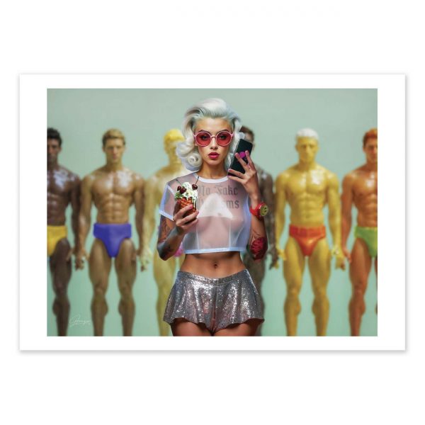Affiche – A.Granger – Barbie and Co – 30x40cm