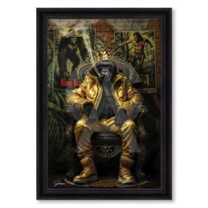 Image encadrée – A.Granger – Kong the King – 40x60cm