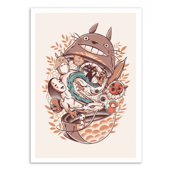 Affiche – Ilustrata – Ghibli’s Matryoshka – 30x40cm