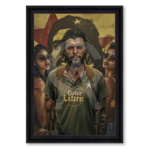 Image encadrée – Alexandre Granger – El Che – 40x60cm