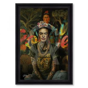 Image encadrée – Alexandre Granger – Frida Free – 40x60cm ou 60x90cm