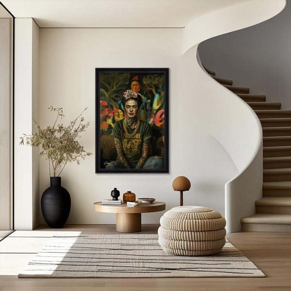 Image encadrée – Alexandre Granger – Frida Free – 40x60cm ou 60x90cm