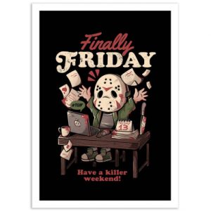 Affiche – EduEly – Finally Friday – 30x40cm