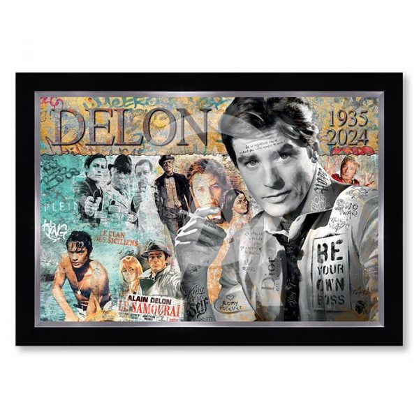 Image encadrée – Romaric – Alain Delon – 40x60cm