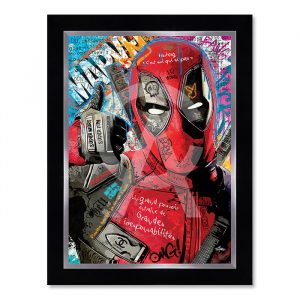 Image encadrée – Romaric – Deadpool – 50x70cm