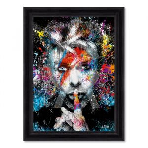 Image encadrée – Sylvain Binet – David Bowie – 50x70cm