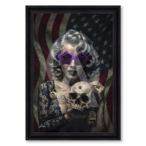 Image encadrée – Alexandre Granger – American Woman – 40x60cm ou 60x90cm