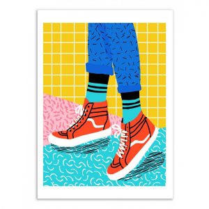 Affiche – Wacka – Toe Drag – 30x40cm