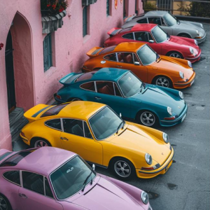 Affiche – Porsches 911 Vintage – 30x40cm