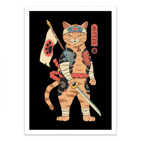 Affiche – Vincent Trinidad – Neko Shogun – 30x40cm