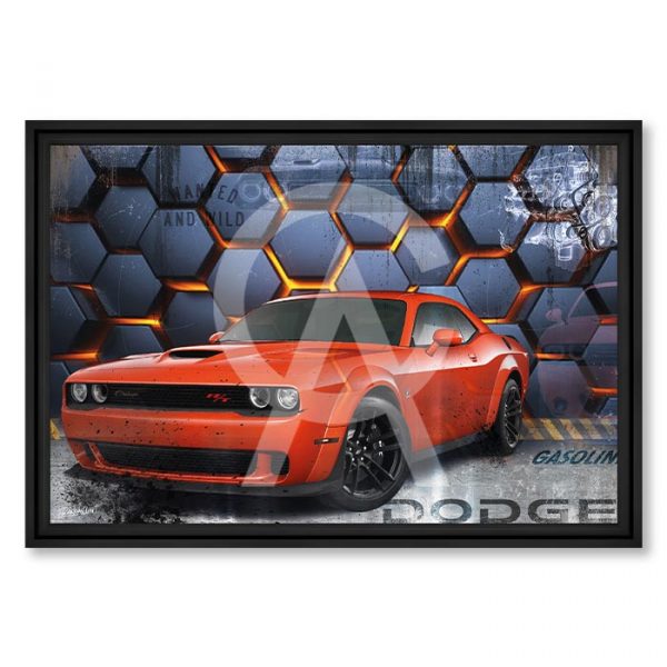 Image encadrée – Rubix – Dodge Chal 2024 – 60x90cm