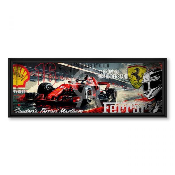 Image encadrée – Rubix – F1 Scuderia – 30x90cm