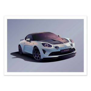 Affiche – Artmoric – Alpine A110R – 30x40cm ou 50x70cm