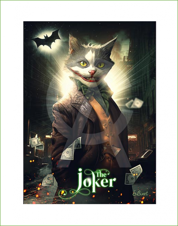 Impression Alu Dibond – Sylvain Binet – The Joker – 20x28cm