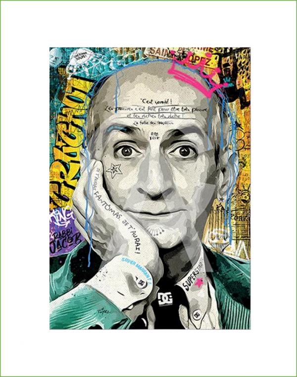 Impression Alu Dibond – Romaric – Louis De Funes – 20x28cm