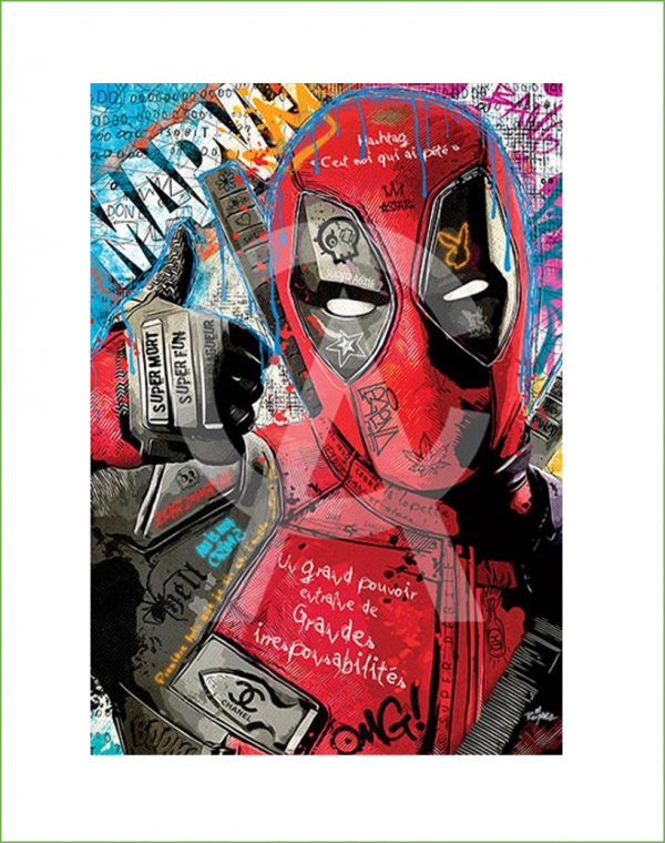 Impression Alu Dibond – Romaric – Deadpool – 20x28cm