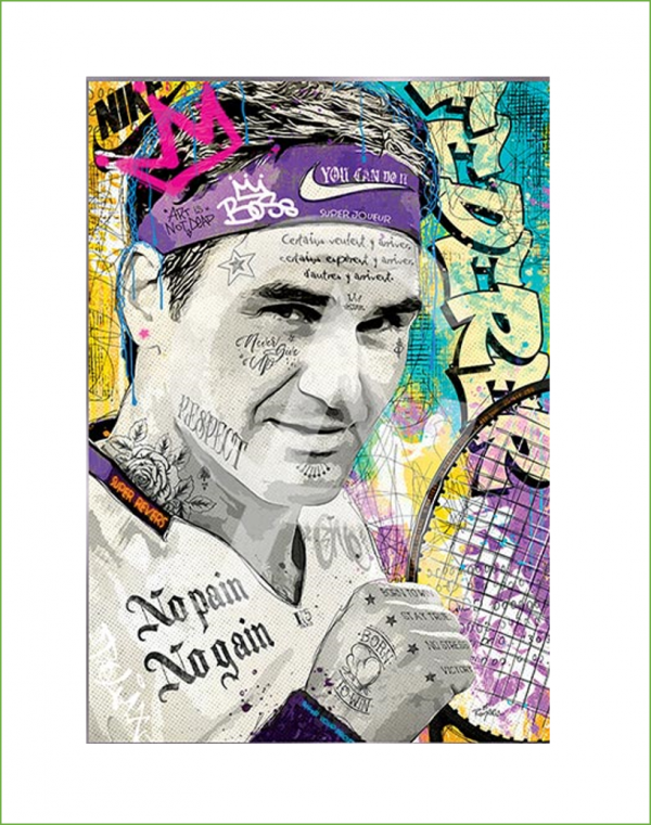 Impression Alu Dibond – Romaric – Federer – 20x28cm