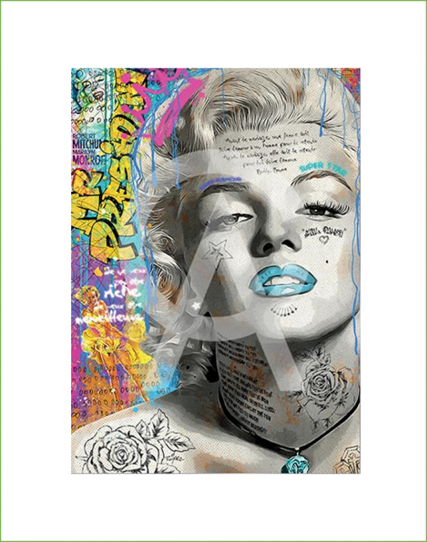 Impression Alu Dibond – Romaric – Marilyn – 20x28cm