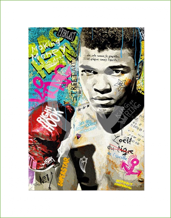 Impression Alu Dibond – Romaric – Mohamed Ali – 20x28cm