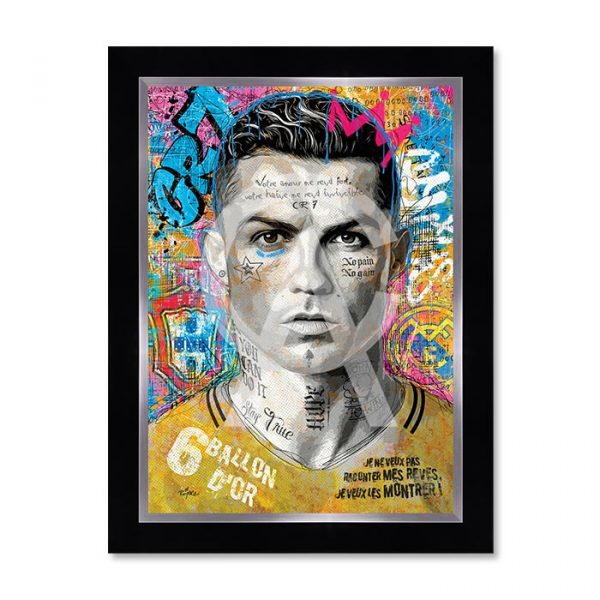 Image encadrée – Romaric – Ronaldo – 50x70cm