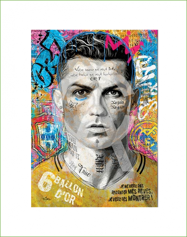 Impression Alu Dibond – Romaric – Ronaldo – 20x28cm